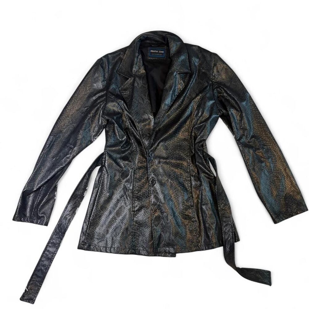 Unbranded Women's Black and Silver Jacket